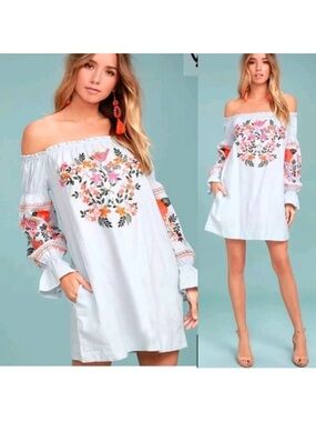 Free People Fleur Du Jour m
Mini Dress NEW